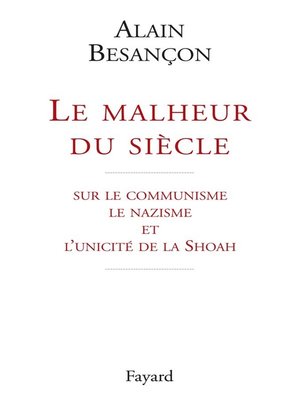 cover image of Le malheur du siècle